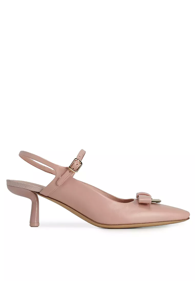 Ophelia Drop Bow Slingback Pumps (ct)