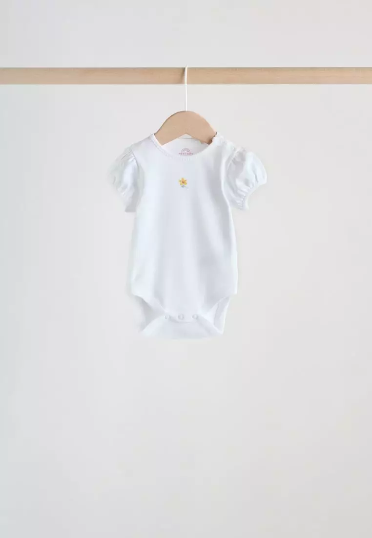 Short Sleeve Baby Bodysuits 5 Pack