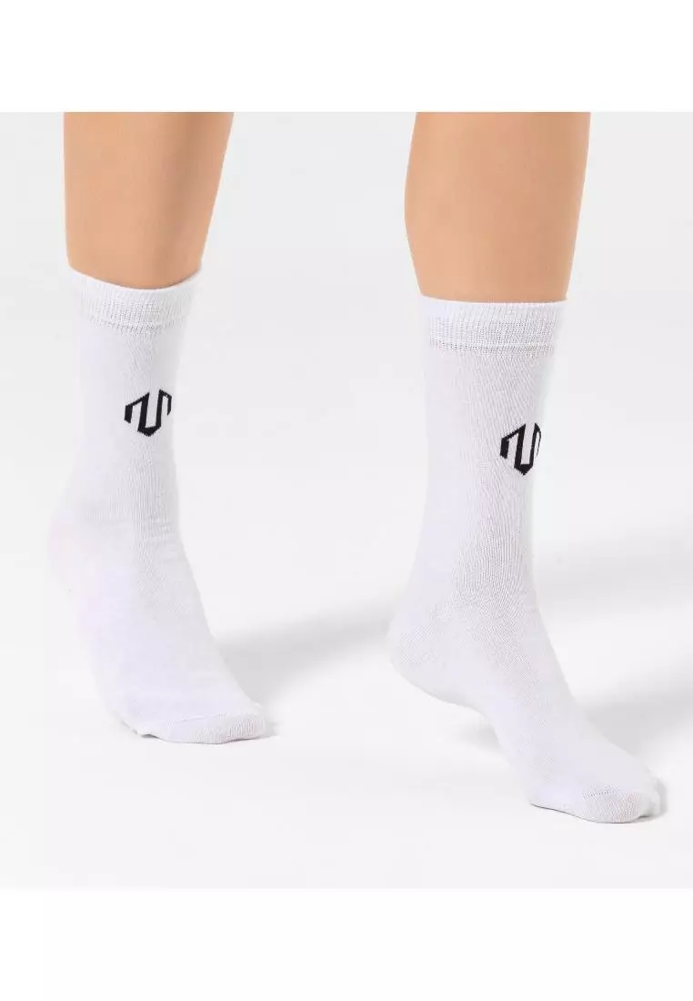 White nike calf socks hot sale
