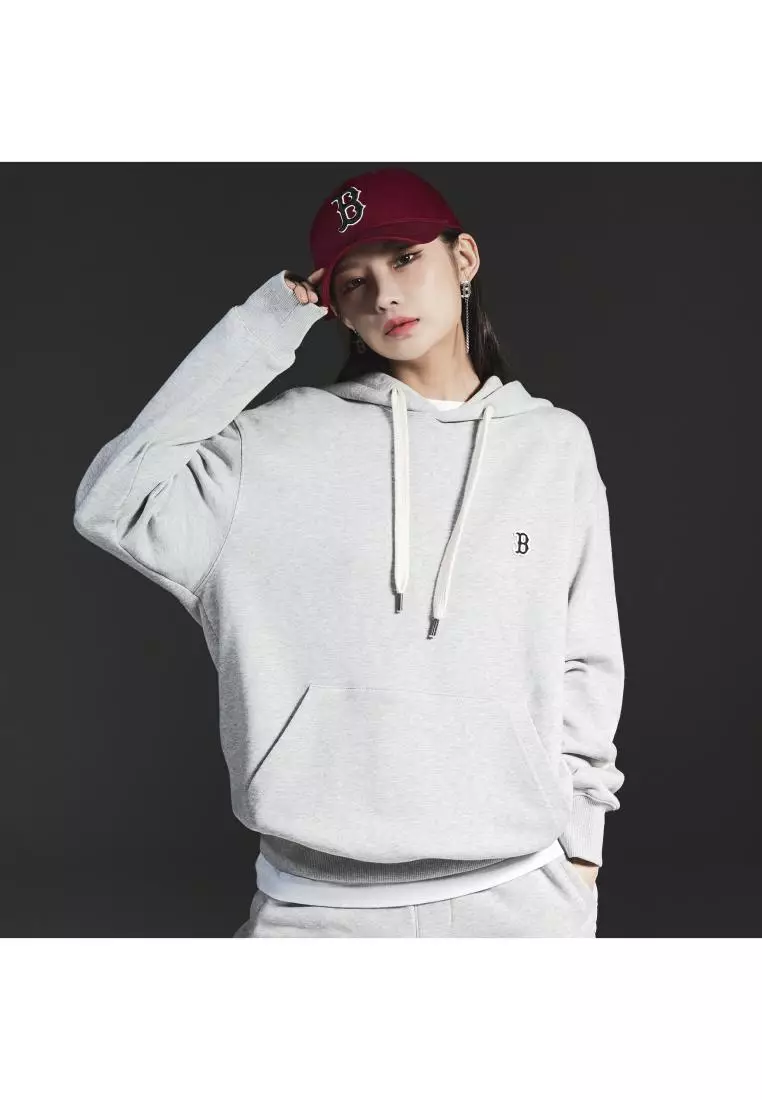 BASIC SMALL LOGO OVERFIT NEW YORK YANKEES HOODIE