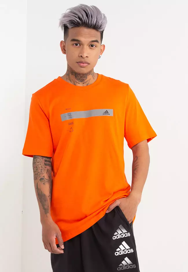 Adidas orange t shirt deals