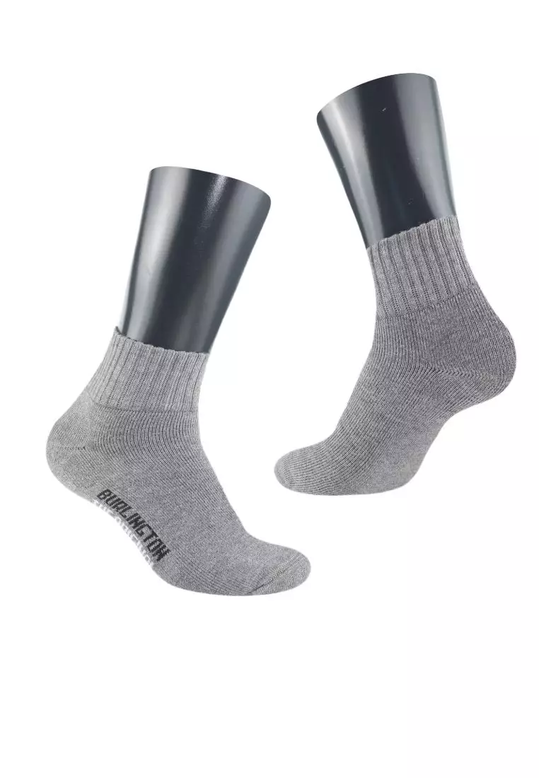 Burlington Men's Thick Sports Heavy Ankle socks 3 pairs in 1 pack 0222H