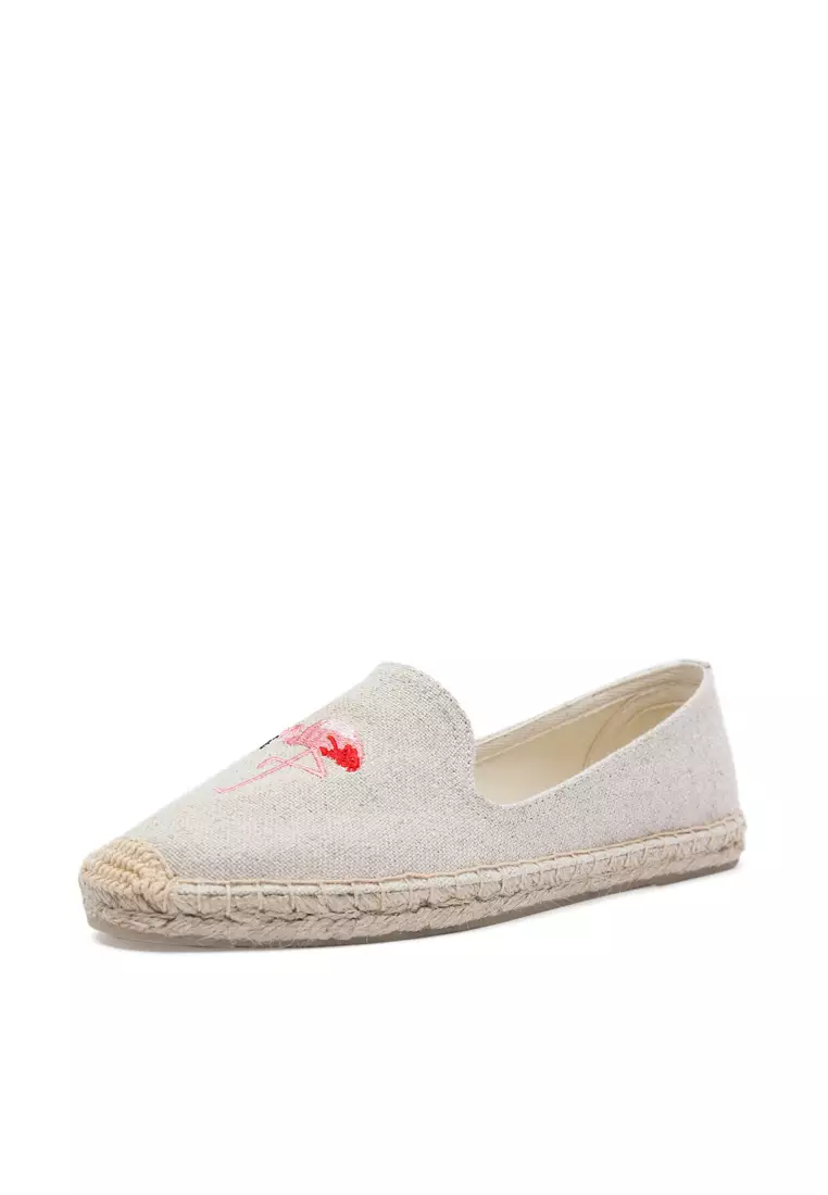 Embroidered Canvas Espadrilles HB45433