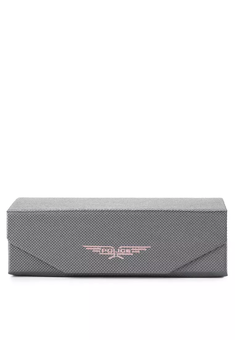 Round Shape Sunglasses - White