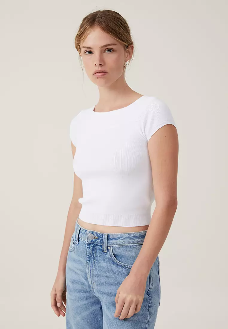 White Crop Top Sale Online 2024