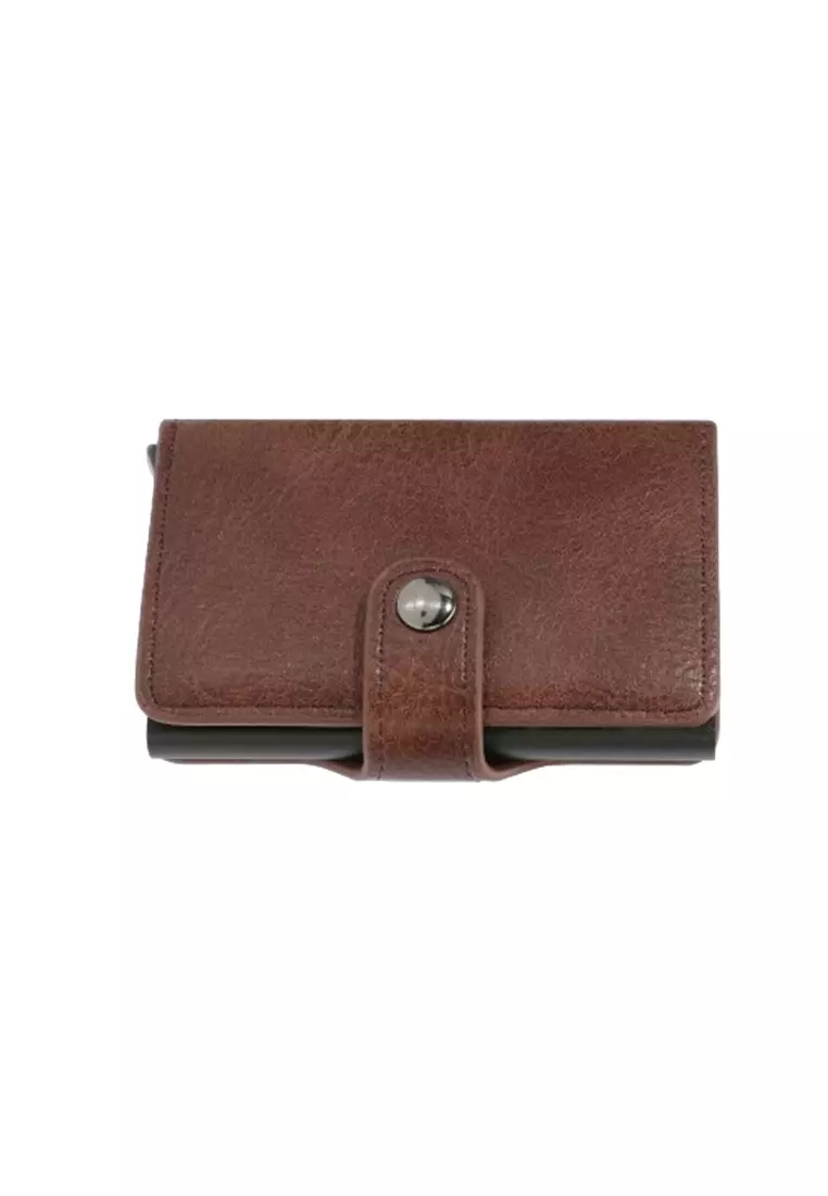 Dompet Pria Lipat Pendek 5307-1 Kartu RFID Bahan Kulit PU Leather Premium ORIGINAL - Coffe