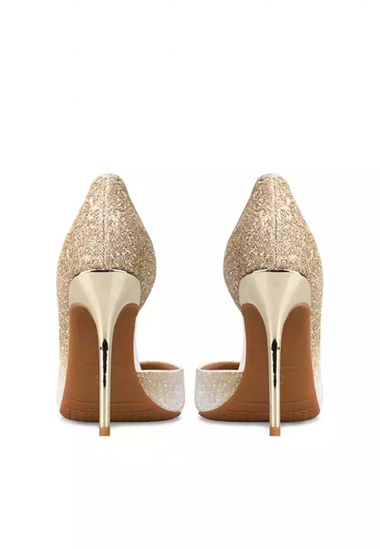 10CM Sequins Wedding High Heels D06-l