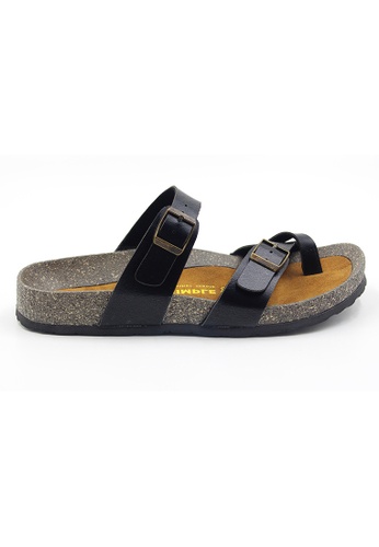 SoleSimple black Dublin - Black Leather Sandals & Flip Flops & Slipper 9B106SH949028EGS_1
