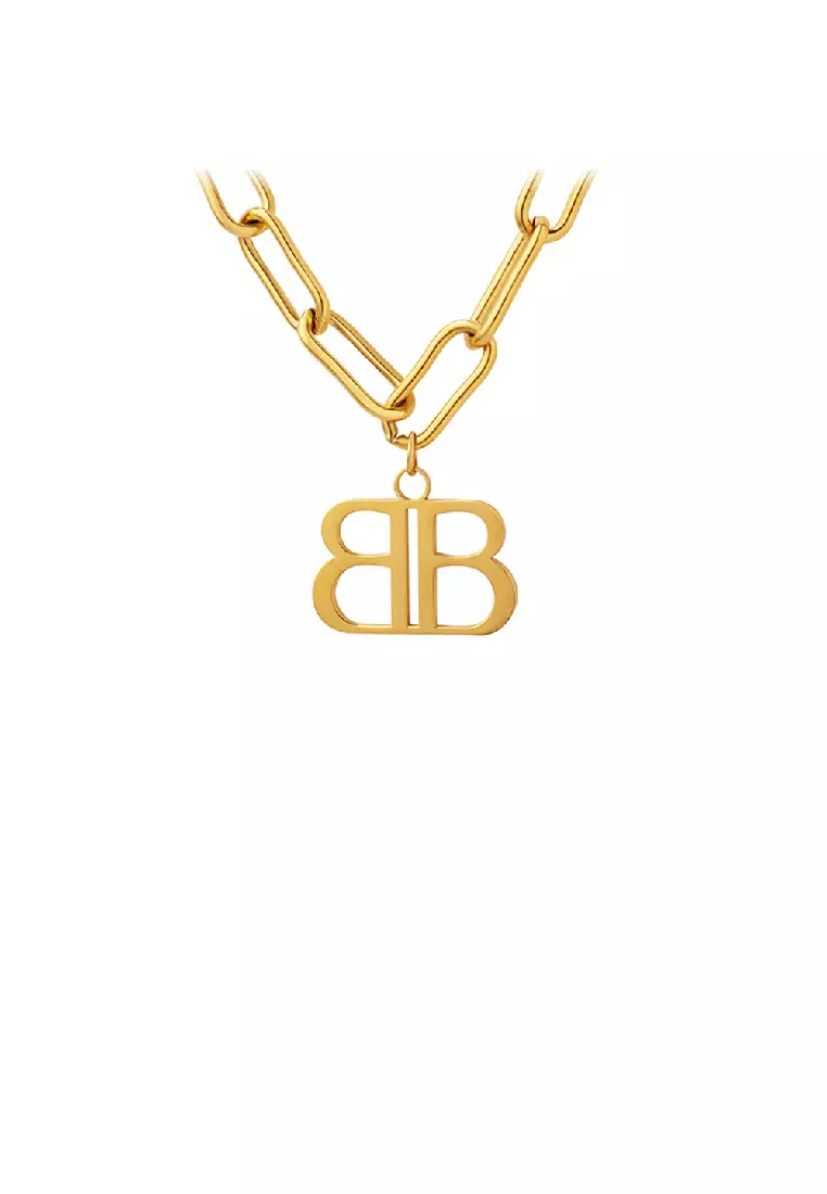 Buy Glamorousky Fashion Personality Plated Gold 316L Stainless