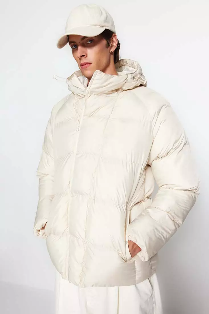 Oversized Windproof Puffer Coat