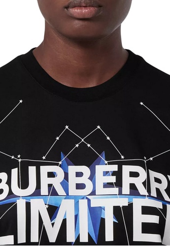 Burberry Burberry Constellations Print Oversized T-Shirt in Black 2023 |  Buy Burberry Online | ZALORA Hong Kong