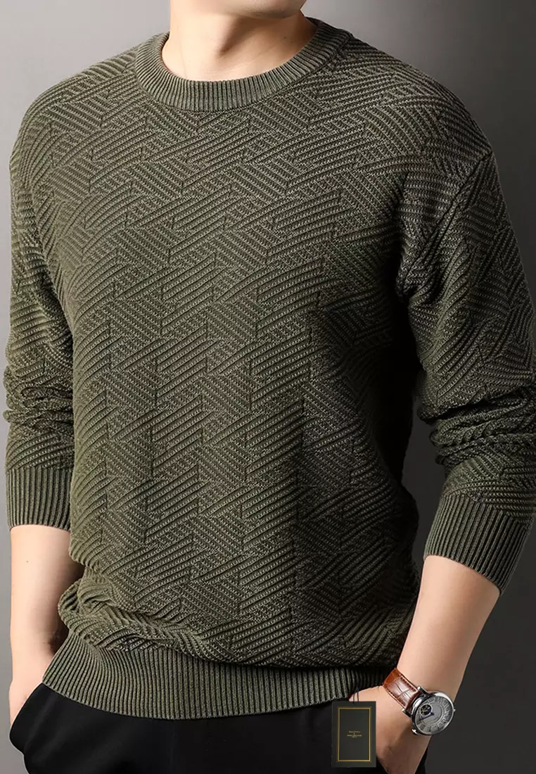 Jacquard Knitted Sweater BD-HPN3301
