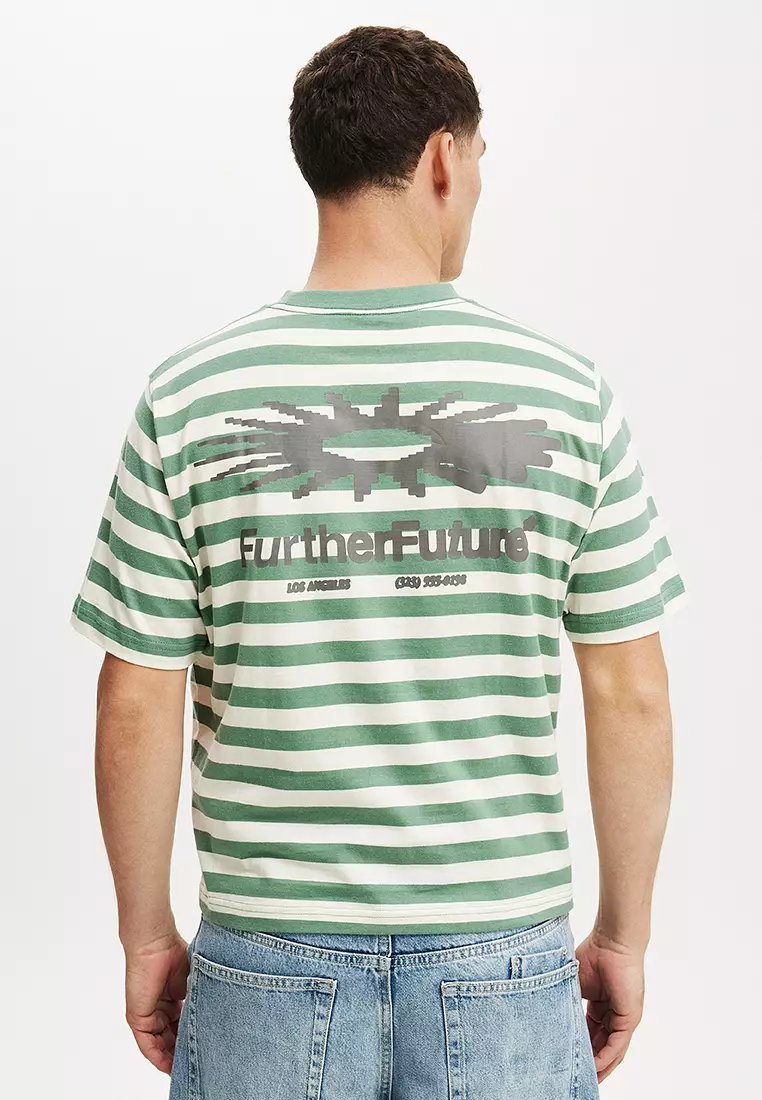 Cropped Fit Graphic T-Shirt