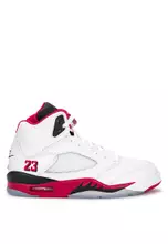 White/Fire Red-Black