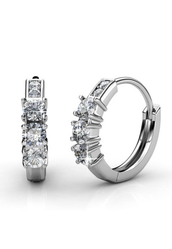 Her Jewellery Crystal Journey Ring Earrings - Made with premium grade crystals from Austria HE210AC33YPQSG_1