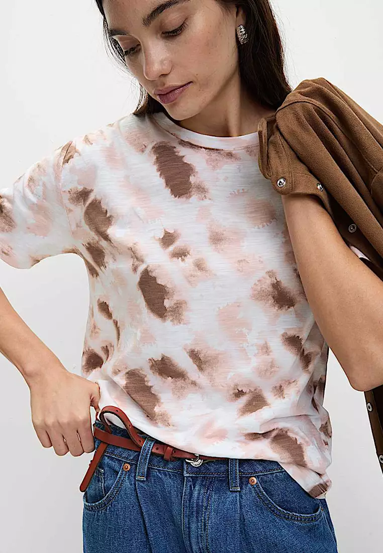 Cotton Modal Blend Printed T-Shirt