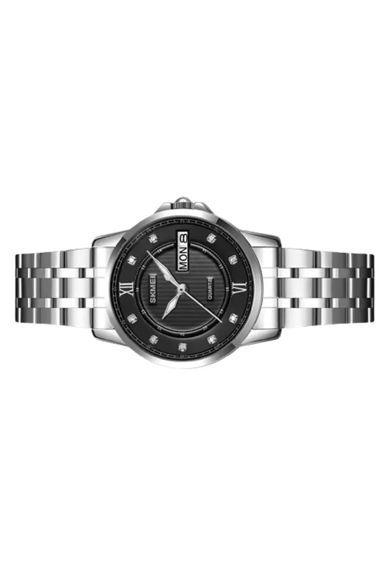 Jam Tangan Wanita Analog Date Material Stainless Steel Waterproof SB85 ORIGINAL