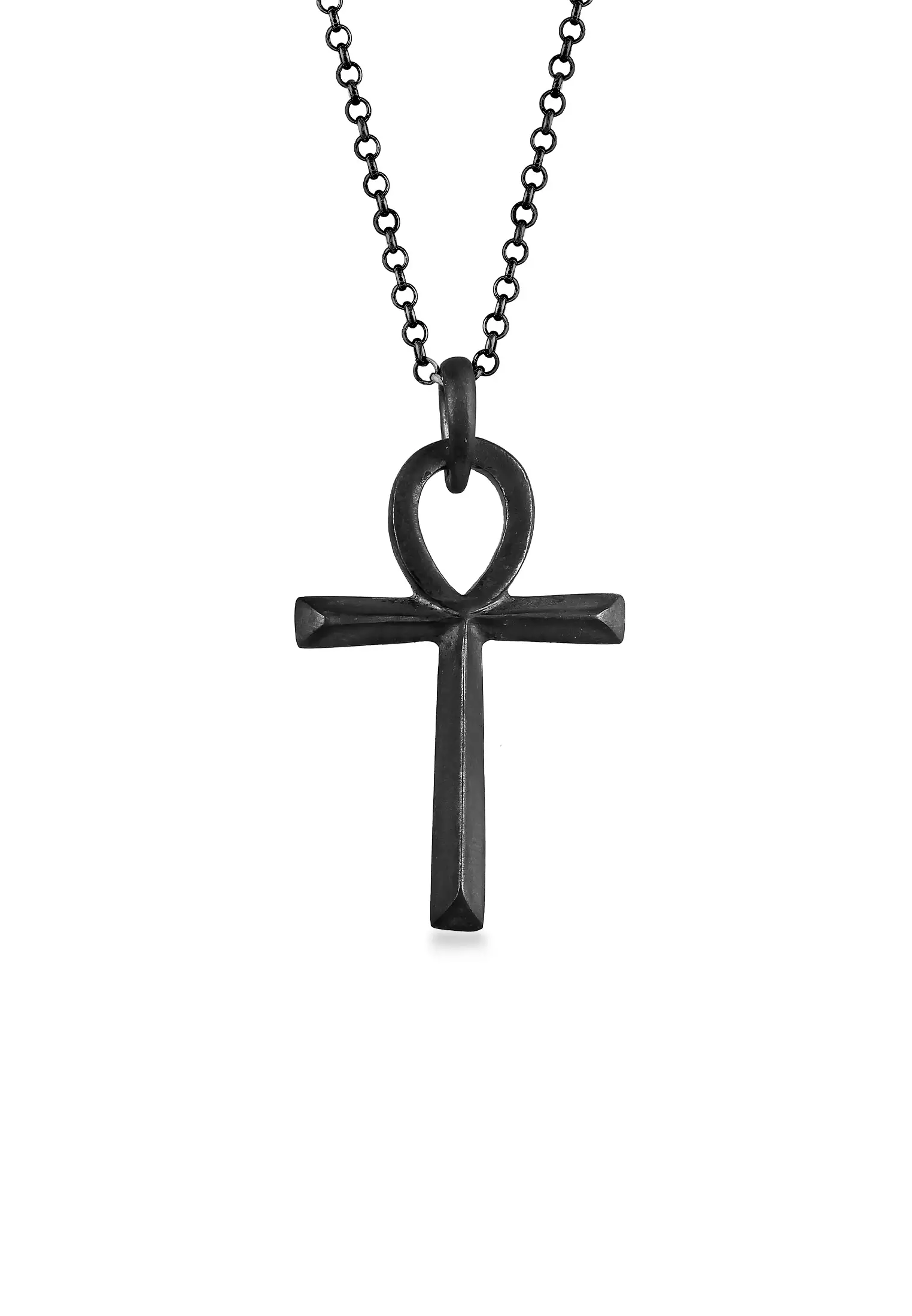 Buy Kuzzoi Necklace Men Cross Pendant Holy Symbol Oxidised 2024