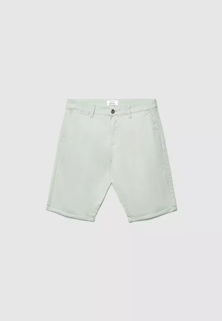 Men's Chino Shorts With Cuffs
