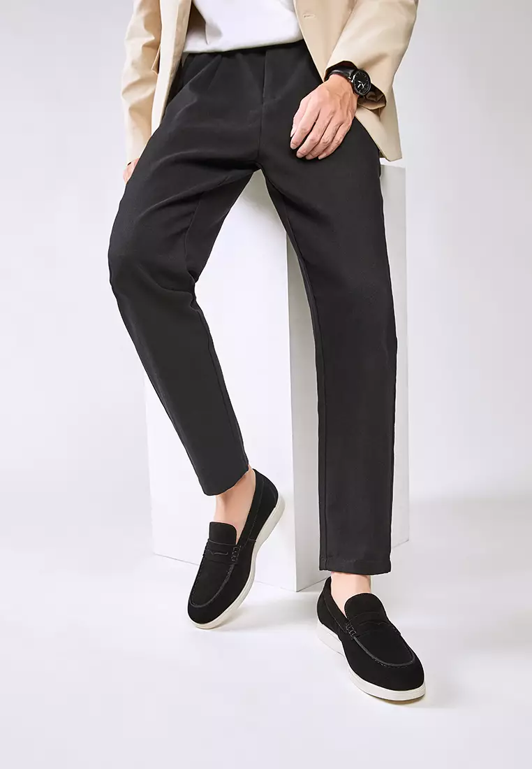 Cow Suede Penny Loafers KB8848-2
