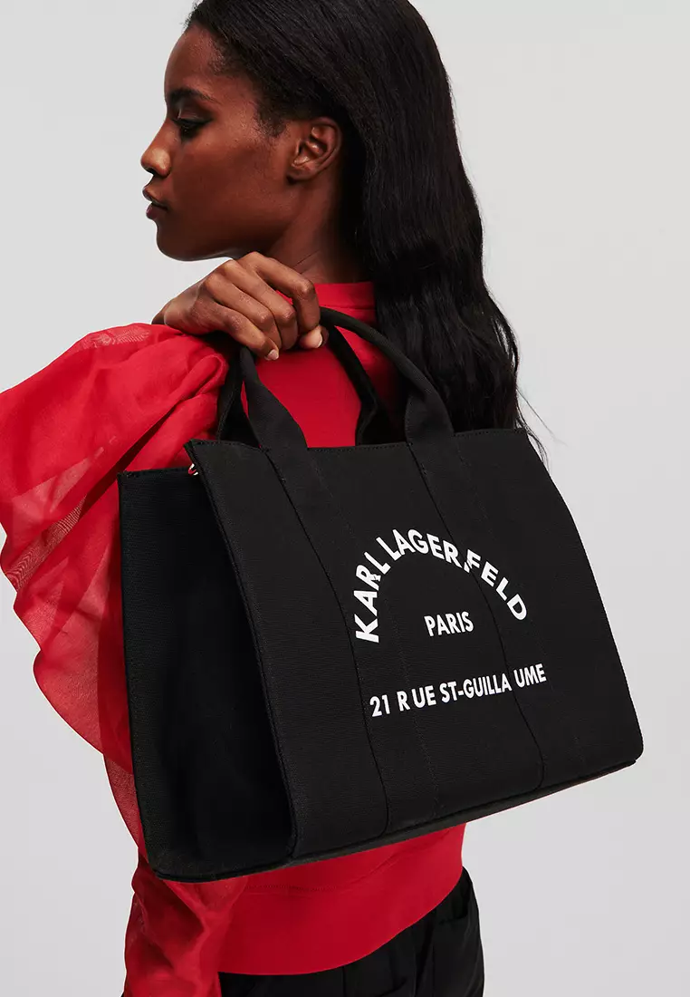 Rue St-Guillaume Square Medium Tote Bag