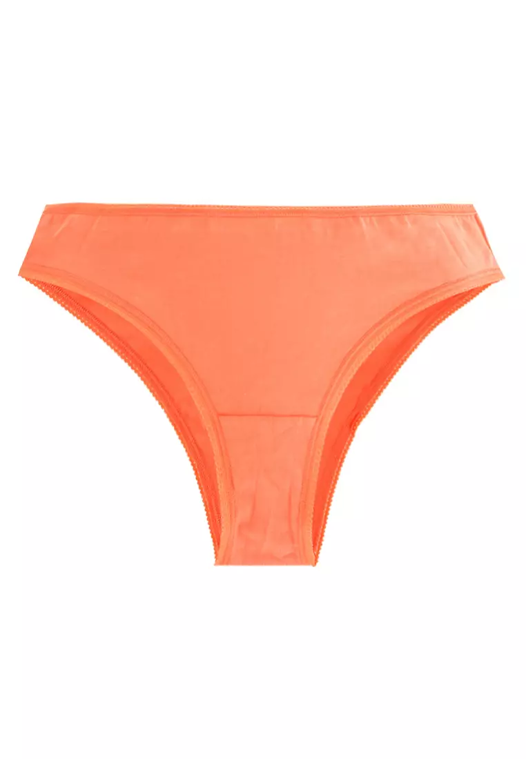 5pk Cotton Lycra™ Brazilian Knickers