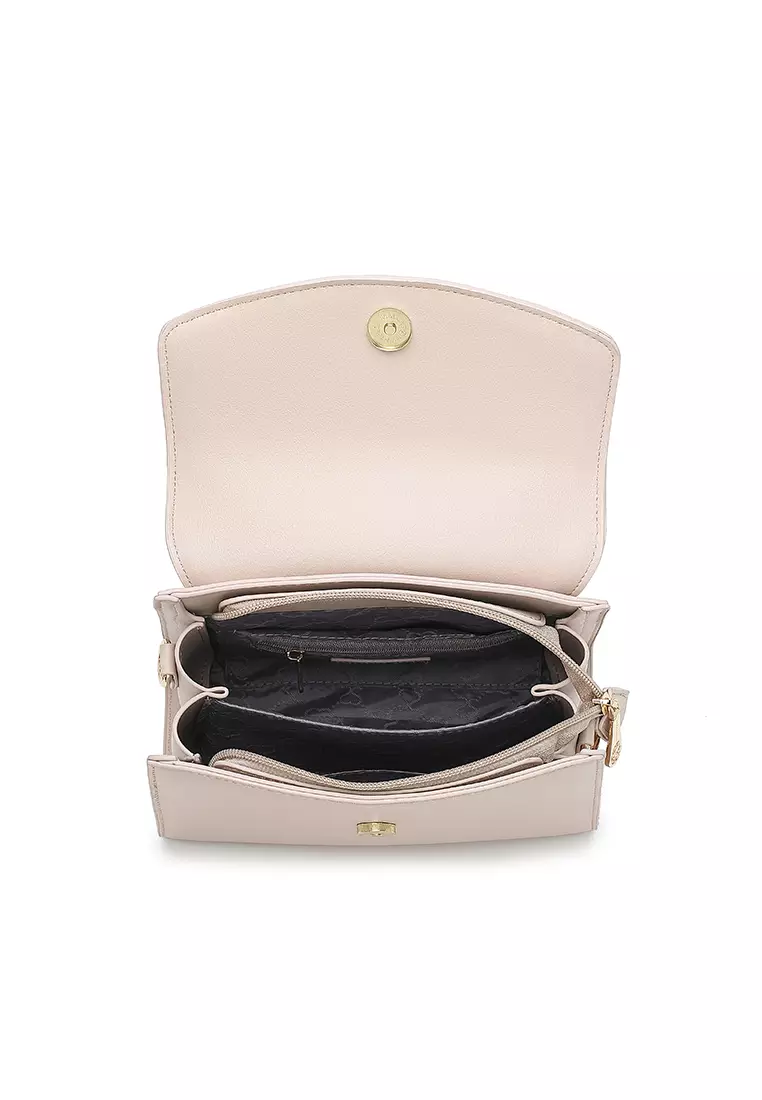 Women's Top Handle Bag / Sling Bag / Crossbody Bag (Tas Selempang / Tas Tangan) - Krem