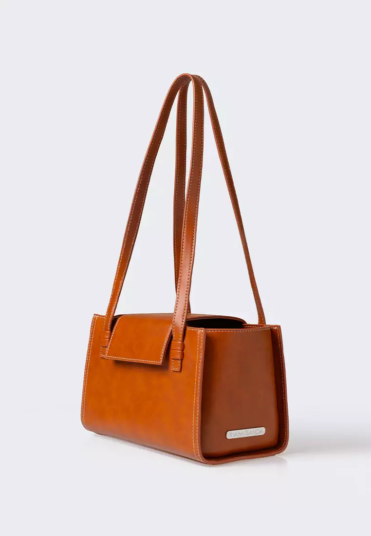 Ria Miranda Cinnamon Nina Small Box Bag