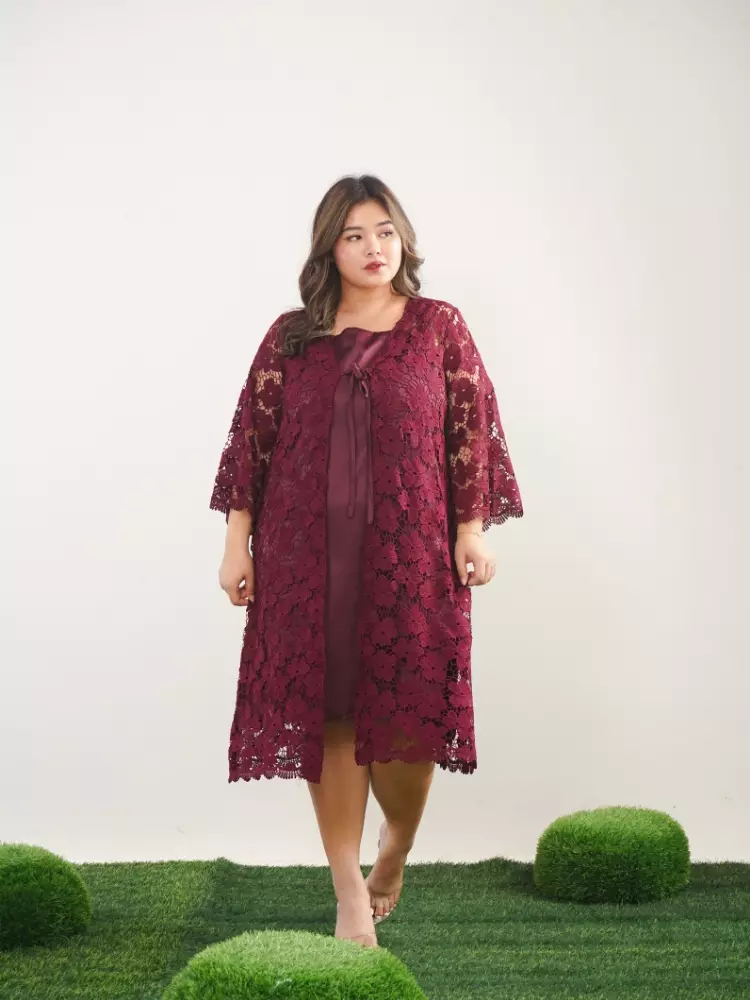 xtramiles Ladies dress abigail dress maroon