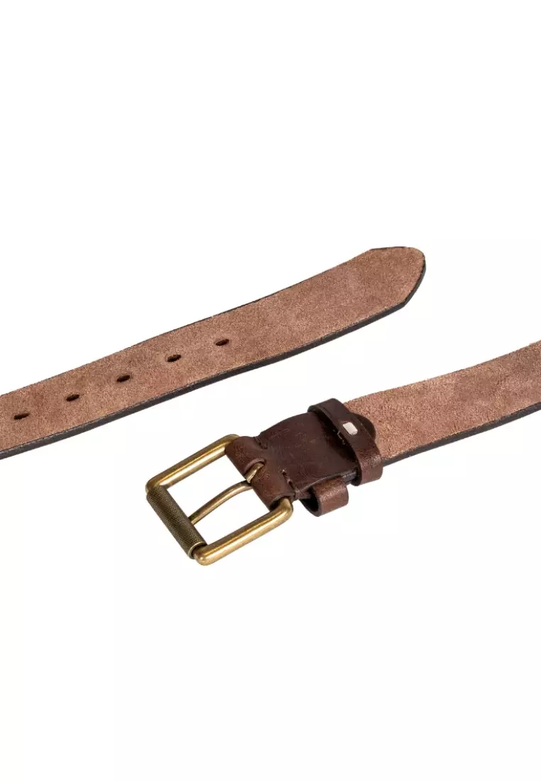 Men's Copper Pin Grain Leather Belt Extra Size BL 7411 EX