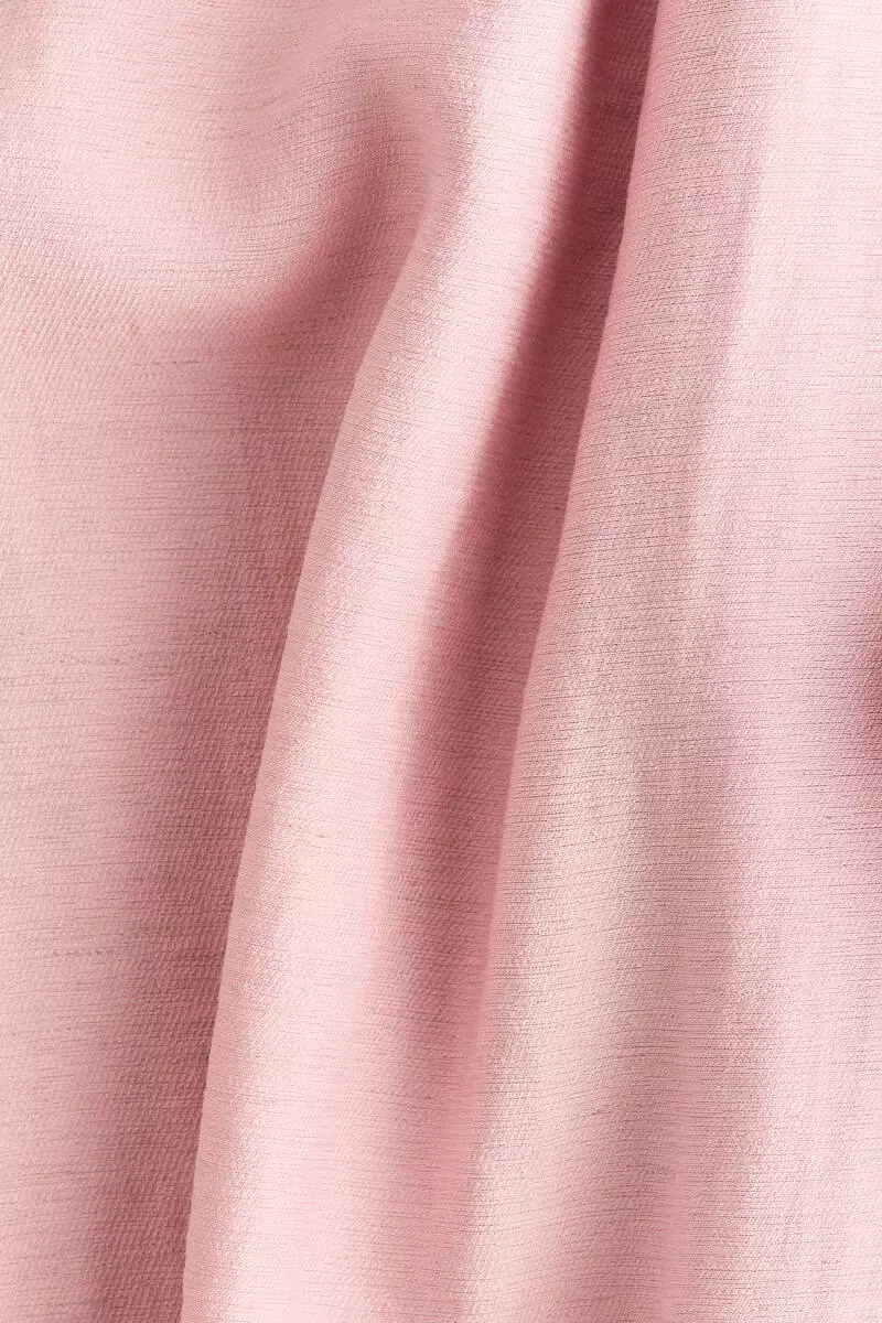 Linen-blend ankle-length trousers