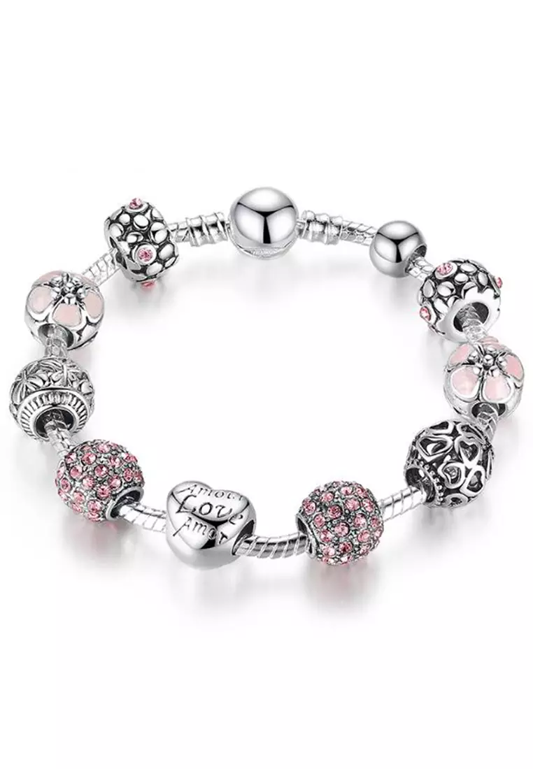 Buy YOUNIQ YOUNIQ Charm Bracelet with Love Crystal Ball for Her