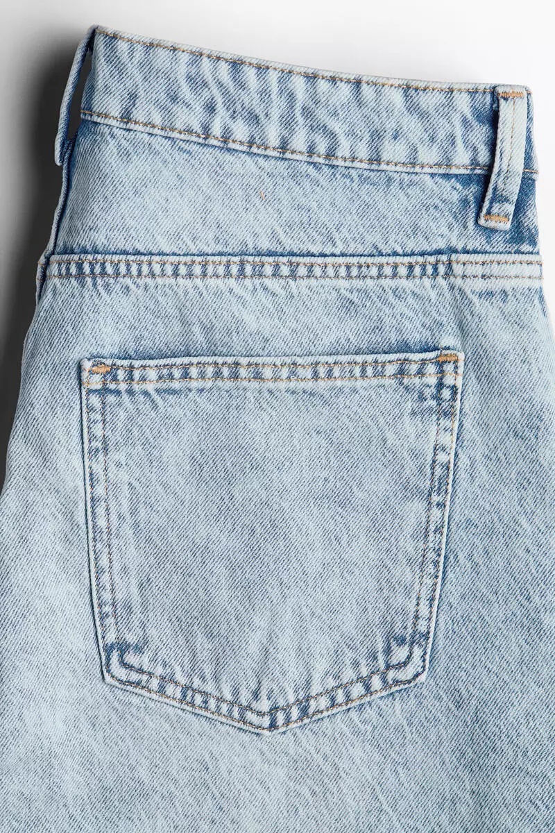 Denim Bermuda shorts