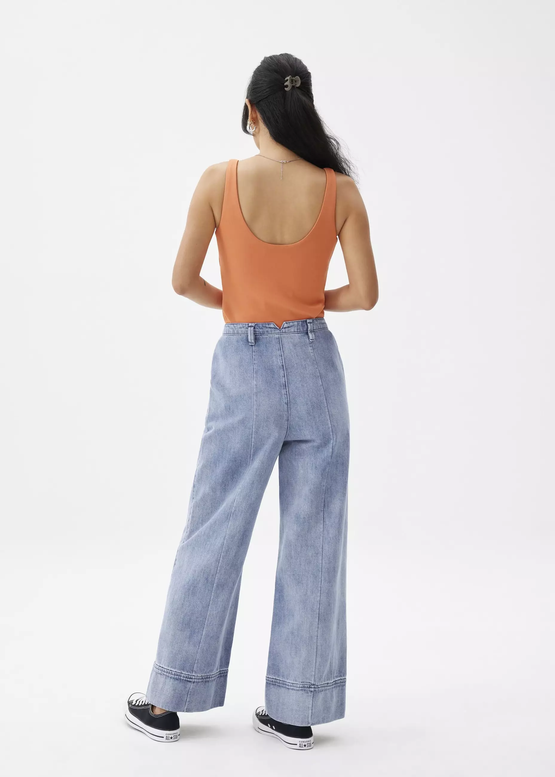 Celana Wanita - Denim Wide Leg Jeans
