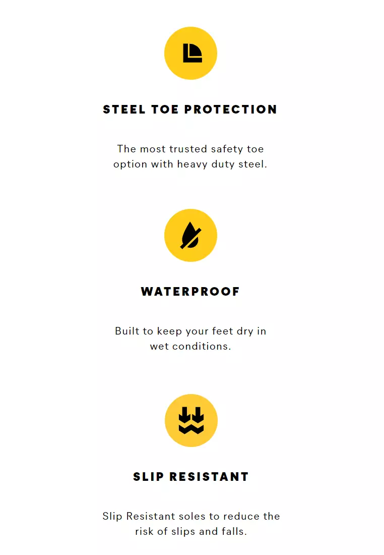 Women's Mae Steel Toe Waterproof Work Boots - Bay Leaf (P91012) | Safety Shoes