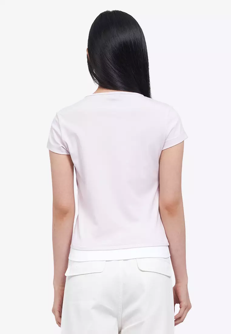 Double Layer Short Sleeve Top