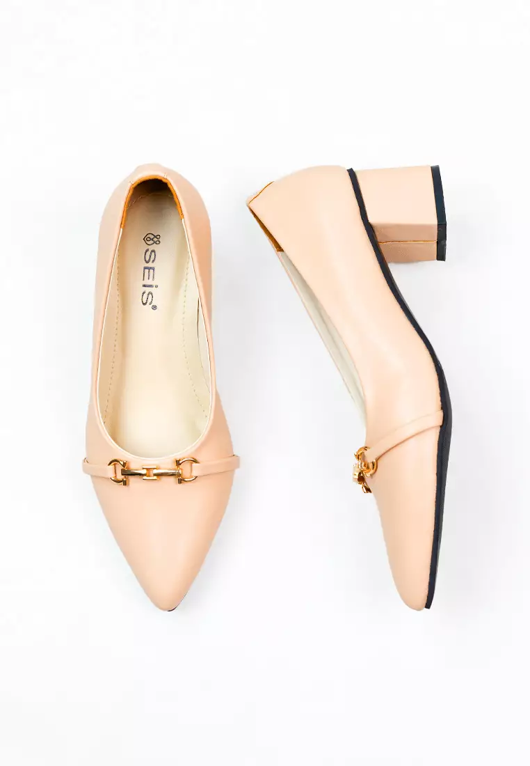 SEIS Hazel Pantofel Wanita | Sepatu Heels Wanita Hak 5 cm