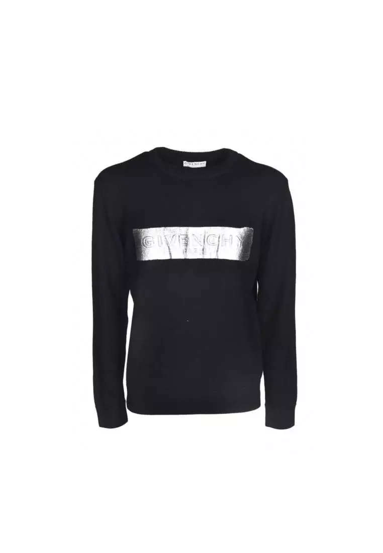 Buy GIVENCHY GIVENCHY Givenchy Logo Sweater Black 2024 Online