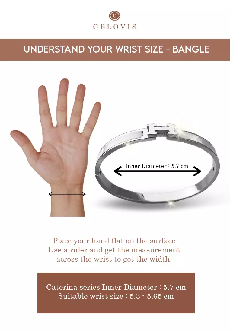 Caterina Mother of Pearl Bangle in Silver