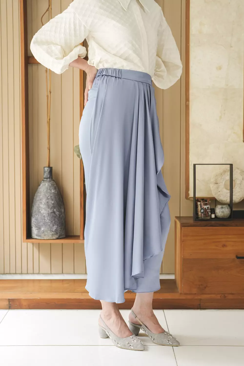 Klamby - Shala Skirt Silk Blue
