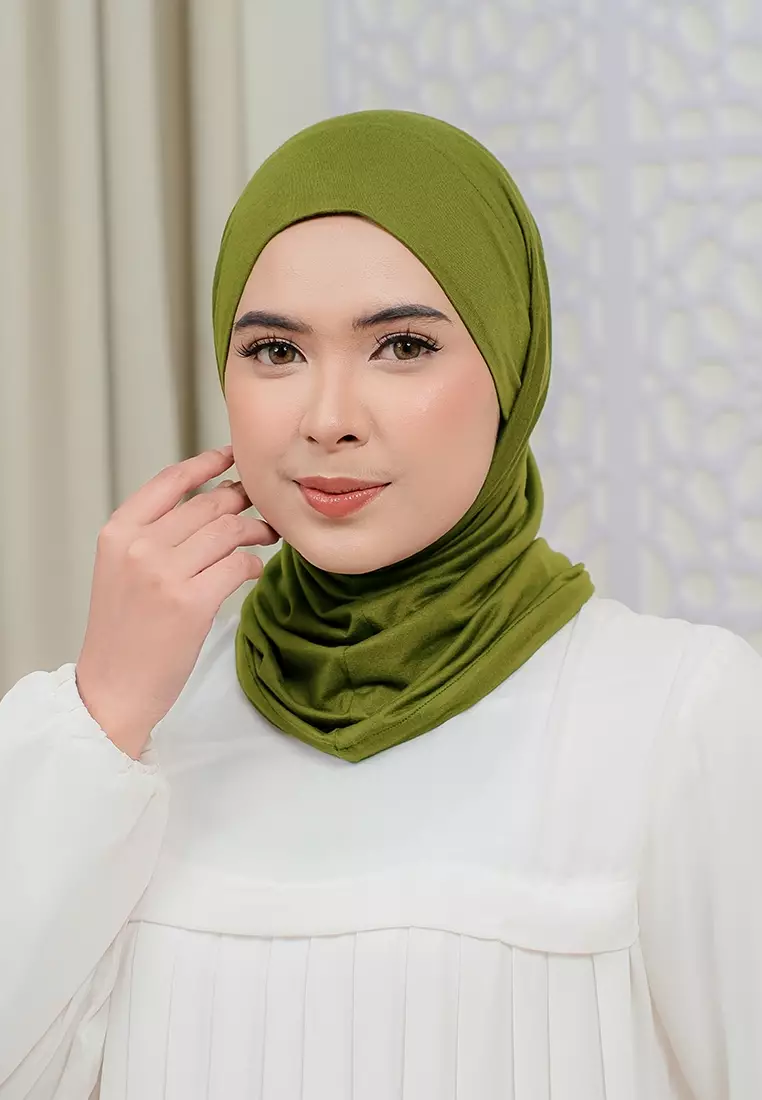 HIJAB INSTAN LUMA - OLIVE