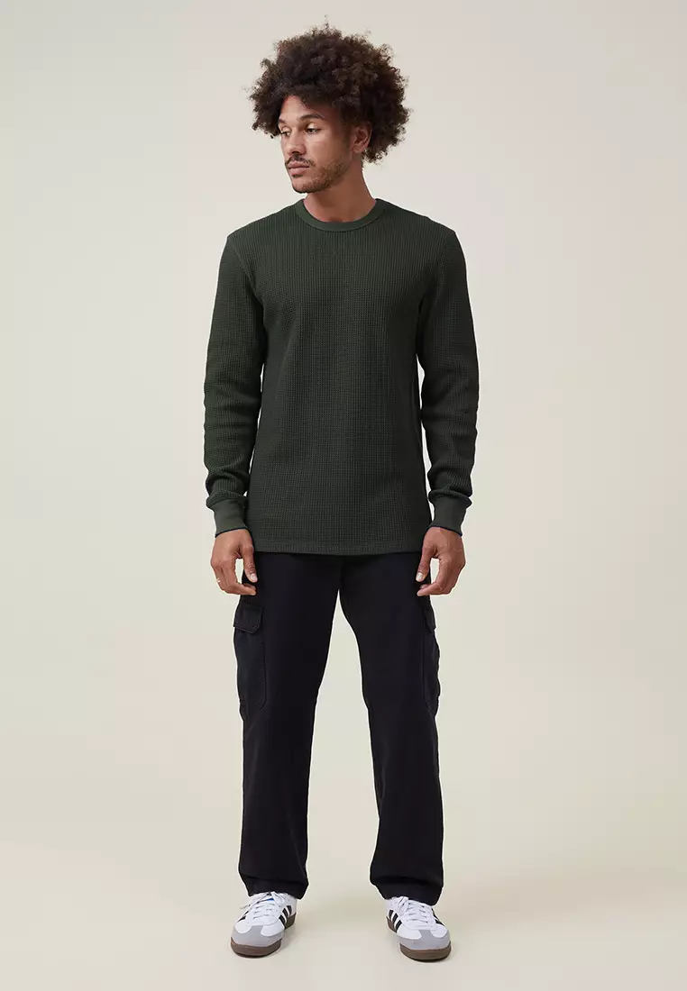 Chunky Waffle Long Sleeve T-Shirt