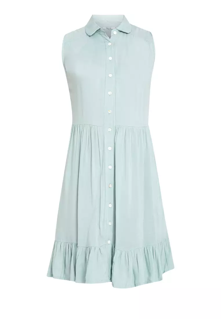 Buy OLIVIA Maxine Button Down Baby Doll Dress 2023 Online | ZALORA ...