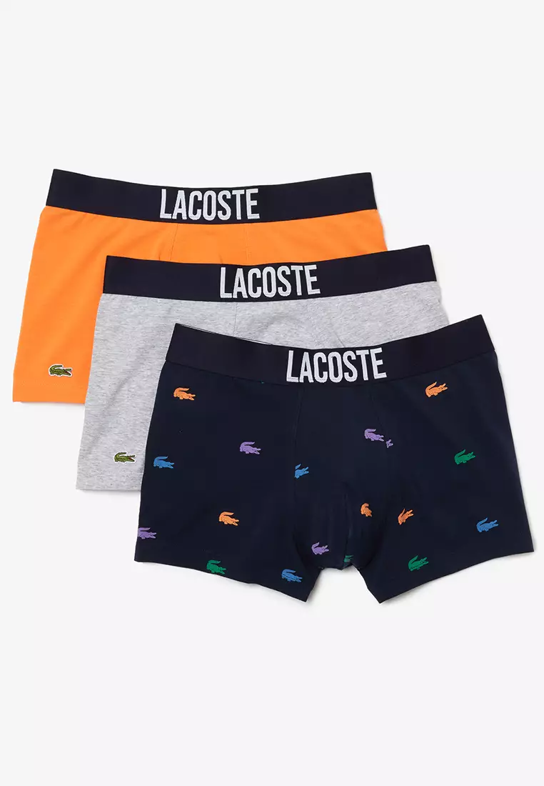 LOGO EMBROIDERED BOY SHORTS, 3-PACK