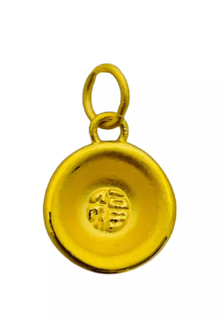 Gold pendant with clearance price and weight