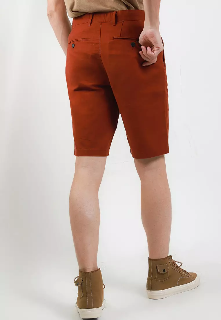 Linen Blend Chino Shorts