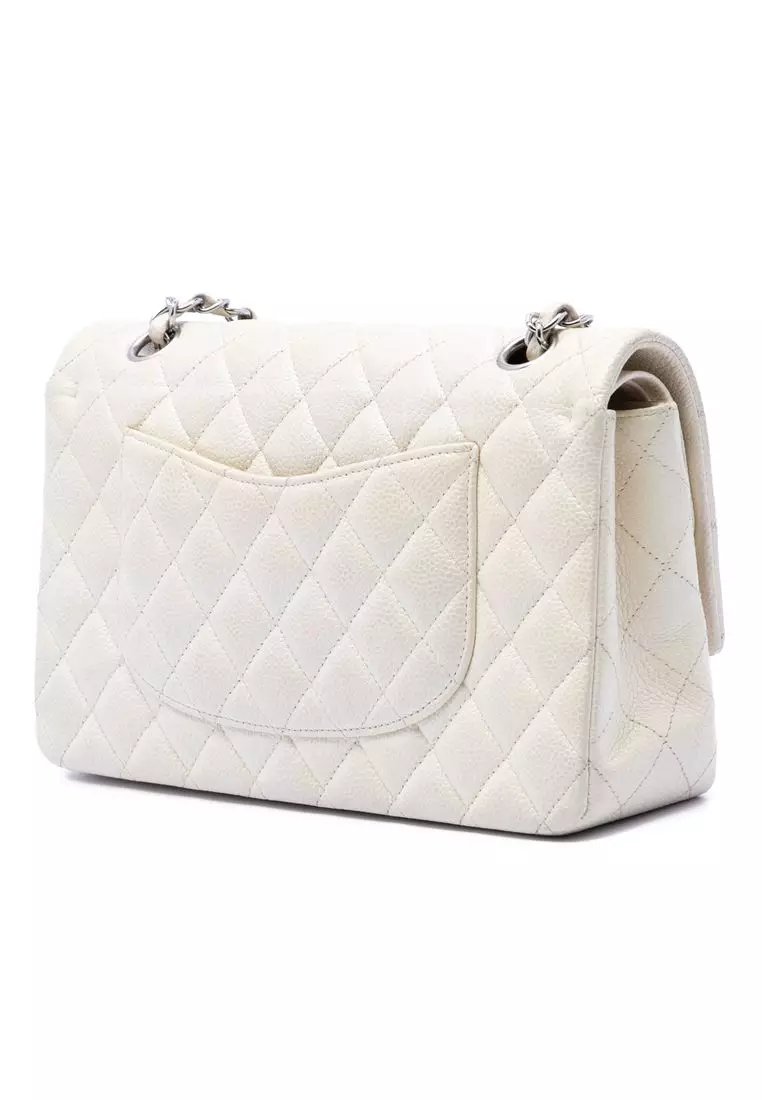Pre-Loved Chanel Medium Classic Caviar Double Flap