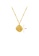 Glamorousky silver Fashion Temperament Plated Gold 316L Stainless Steel Beauty Pattern Geometric Pendant with Necklace 6071EAC65D4E93GS_2