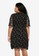 MISSGUIDED black Plus Size Celestial Print Wrap Over Dress 3E327AAE9619A1GS_2