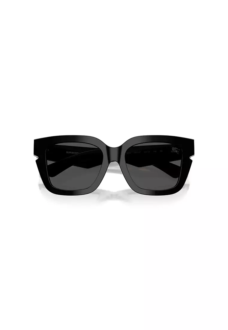 Women's Square Frame Black Acetate Sunglasses - BE4453